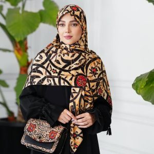 ست کیف و روسری زنانه طرح سنتی جذاب و جدید کیفیت عالی کد mo615