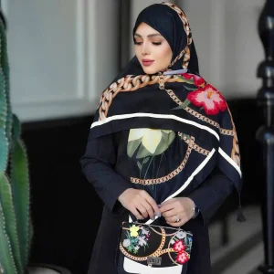 ست کیف و روسری زنانه طرح جدید کیفیت عالی کد mo350