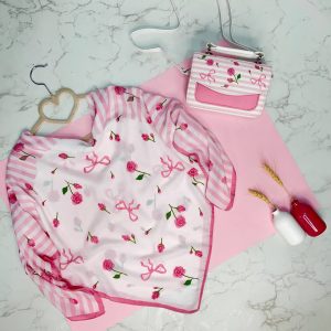ست کیف و روسری دخترانه کد mo572