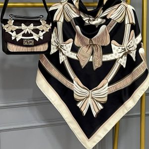 ست کیف و روسری زنانه طرح جدید پاپیون کیفیت عالی کد mo846