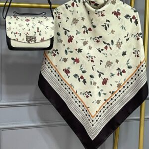 ست کیف و روسری زنانه طرح جدید گلگون رنگ سبز روشن کیفیت عالی کد mo915